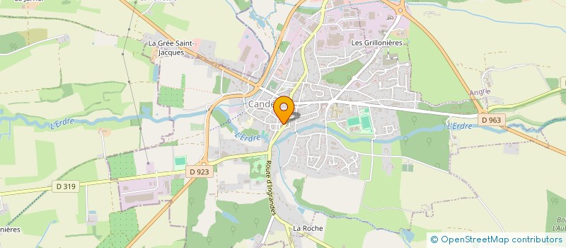 localisation de l'entreprise MONSIEUR DORIAN BIDAULT à BRIOLLAY