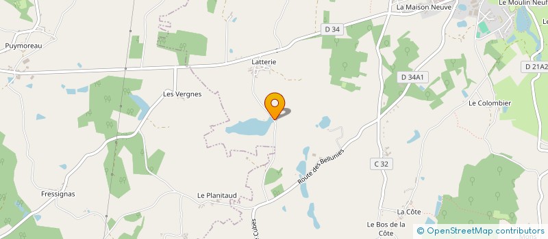 localisation de l'entreprise MONSIEUR DORIAN BILLY  SAINT-LAURENT-SUR-GORRE