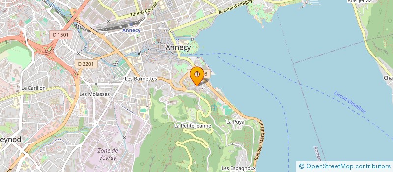 localisation de l'entreprise MONSIEUR DORIAN BINET à ANNECY