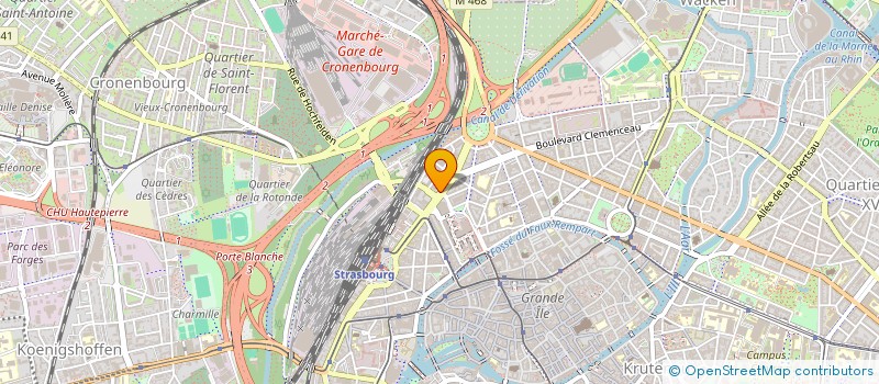 localisation de l'entreprise MONSIEUR DORIAN BLEIN à STRASBOURG