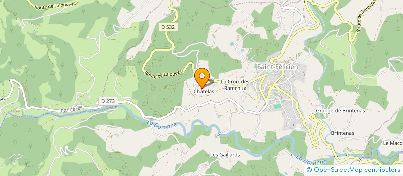 localisation de l'entreprise MONSIEUR DORIAN BOISSET à SAINT-FELICIEN