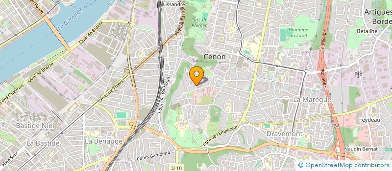 localisation de l'entreprise MONSIEUR DORIAN BOMPA  CENON