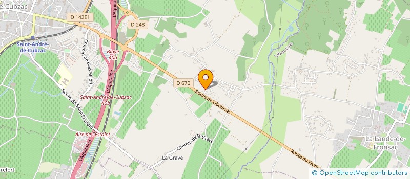 localisation de l'entreprise MONSIEUR DORIAN BORDES  SAINT-ANDRE-DE-CUBZAC