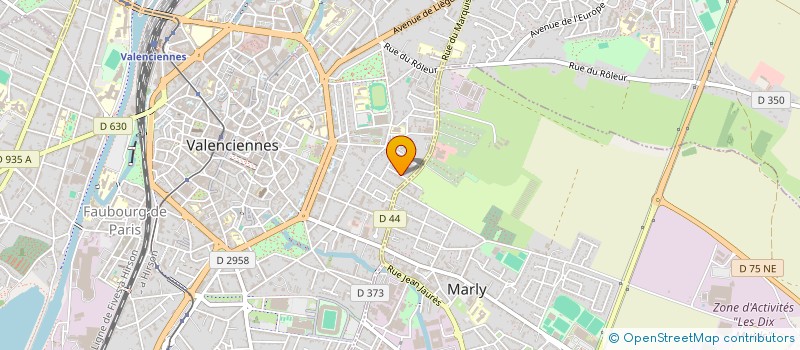 localisation de l'entreprise MONSIEUR DORIAN BOUCAUT  VALENCIENNES