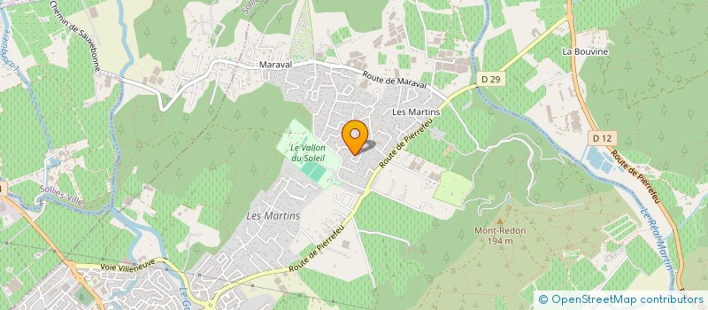localisation de l'entreprise MONSIEUR DORIAN BOUCHARD SANTIAGO à LA CRAU