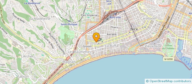 localisation de l'entreprise MONSIEUR DORIAN BOUTRY à NICE