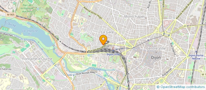 localisation de l'entreprise MONSIEUR DORIAN BOUVERESSE  DIJON