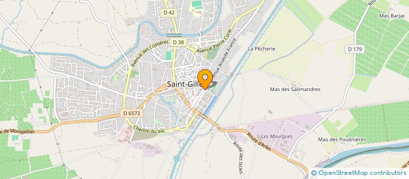 localisation de l'entreprise MONSIEUR DORIAN BROUSMICHE  SAINT-GILLES