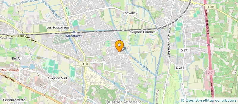 localisation de l'entreprise MONSIEUR DORIAN BUNEL  AVIGNON