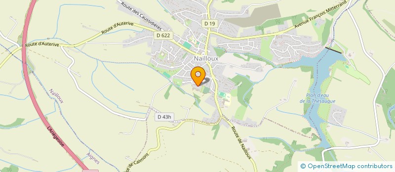 localisation de l'entreprise MONSIEUR DORIAN CACHARD  NAILLOUX