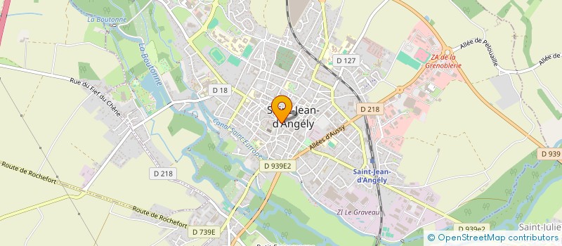 localisation de l'entreprise MONSIEUR DORIAN CAILLAUD  SAINT-JEAN-D'ANGELY