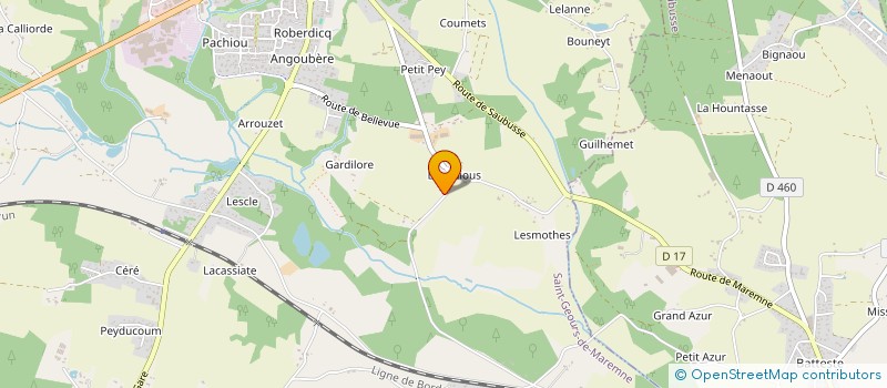 localisation de l'entreprise MONSIEUR DORIAN CAPLANNE  SAINT-GEOURS-DE-MAREMNE