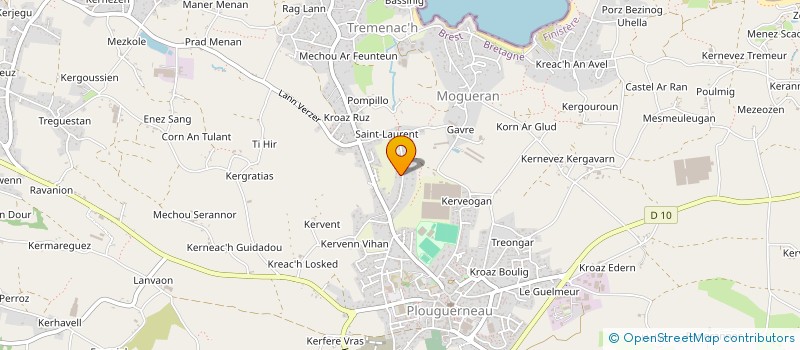 localisation de l'entreprise MONSIEUR DORIAN CASTELLI  PLOUGUERNEAU