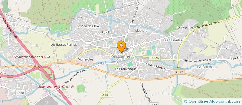 localisation de l'entreprise MONSIEUR DORIAN CAZALS-ROCHE à PELISSANNE