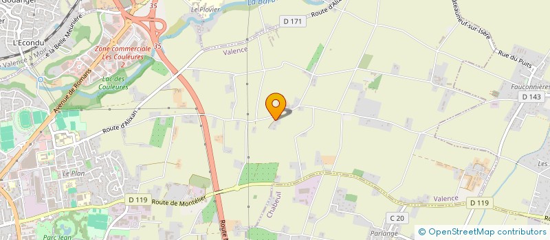 localisation de l'entreprise MONSIEUR DORIAN CHAPPUIS  VALENCE