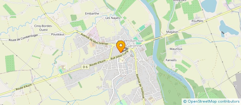 localisation de l'entreprise MONSIEUR DORIAN CHARMANTRAY à VERDUN-SUR-GARONNE