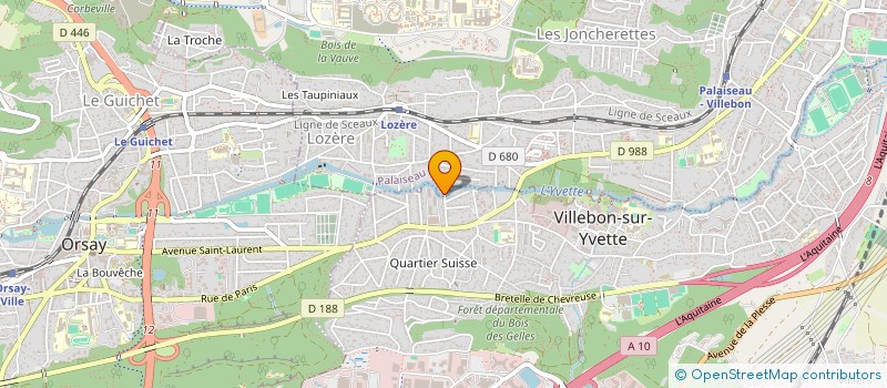 localisation de l'entreprise MONSIEUR DORIAN CHERPENTIER à PALAISEAU