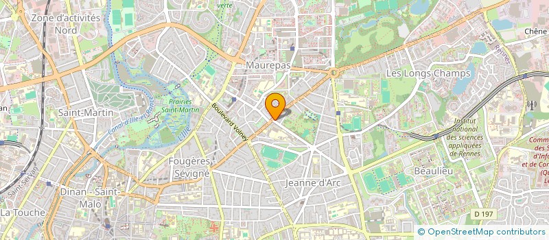 localisation de l'entreprise MONSIEUR DORIAN CHRISTOPHE JAURREY  RENNES