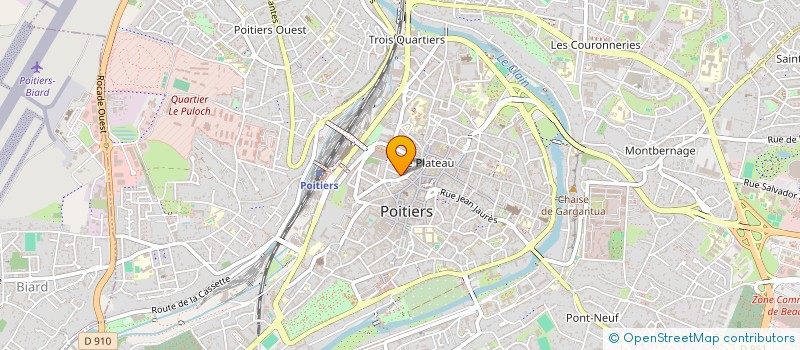 localisation de l'entreprise MONSIEUR DORIAN CINQSOUS  POITIERS