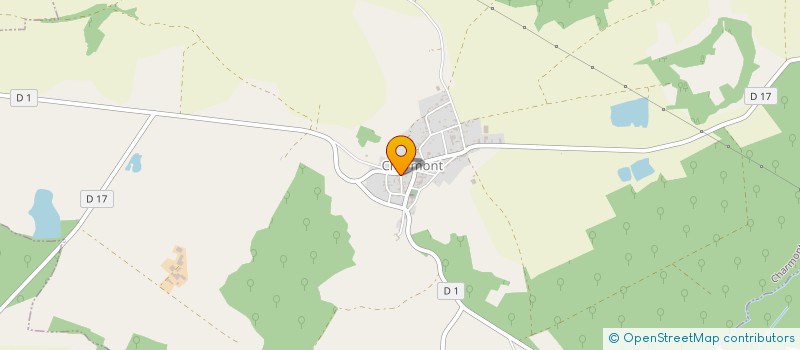 localisation de l'entreprise MONSIEUR DORIAN CLOWEZ  CHARMONT