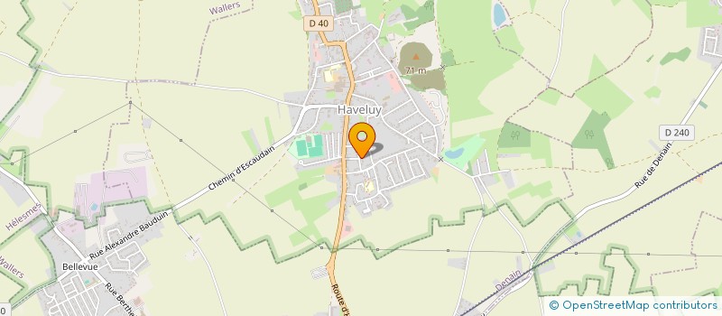 localisation de l'entreprise MONSIEUR DORIAN COLAS  HAVELUY