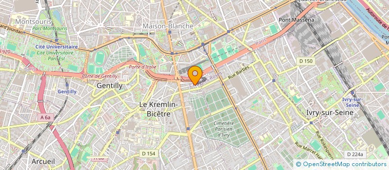 localisation de l'entreprise MONSIEUR DORIAN COLNOT à LE KREMLIN-BICETRE