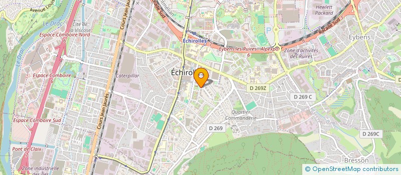 localisation de l'entreprise MONSIEUR DORIAN CONINX  ECHIROLLES