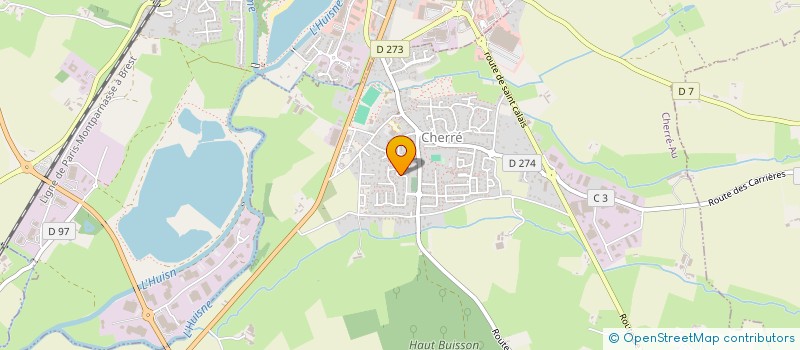 localisation de l'entreprise MONSIEUR DORIAN CORDIER  CHERRE-AU