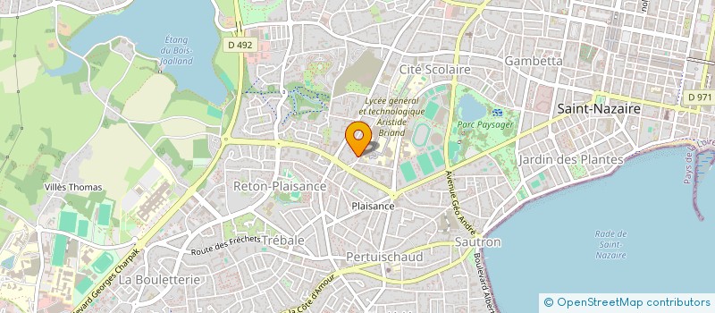 localisation de l'entreprise MONSIEUR DORIAN COURONNE  SAINT-NAZAIRE