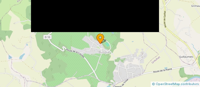 localisation de l'entreprise MONSIEUR DORIAN COURT  BUSQUE