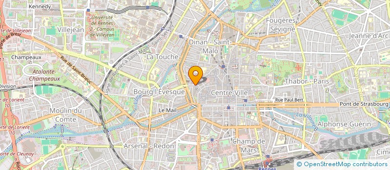 localisation de l'entreprise MONSIEUR DORIAN CUEFF  RENNES