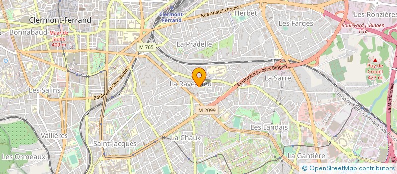 localisation de l'entreprise MONSIEUR DORIAN CYPRES  CLERMONT-FERRAND