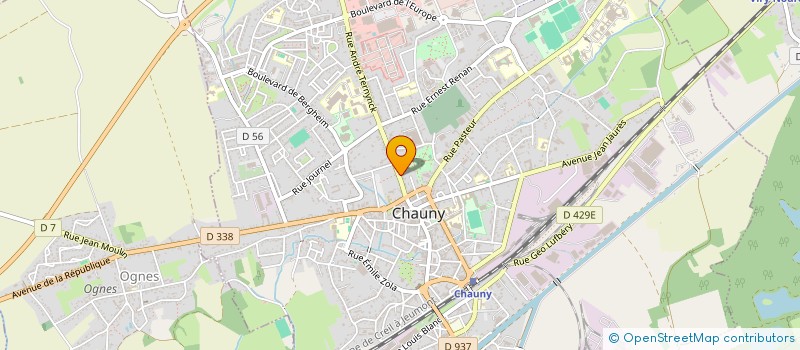 localisation de l'entreprise MONSIEUR DORIAN DAGNICOURT à CHAUNY