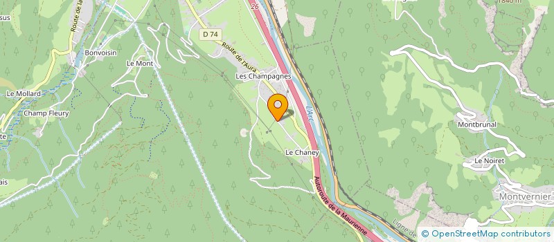 localisation de l'entreprise MONSIEUR DORIAN DAL-ZOTTO  SAINTE-MARIE-DE-CUINES