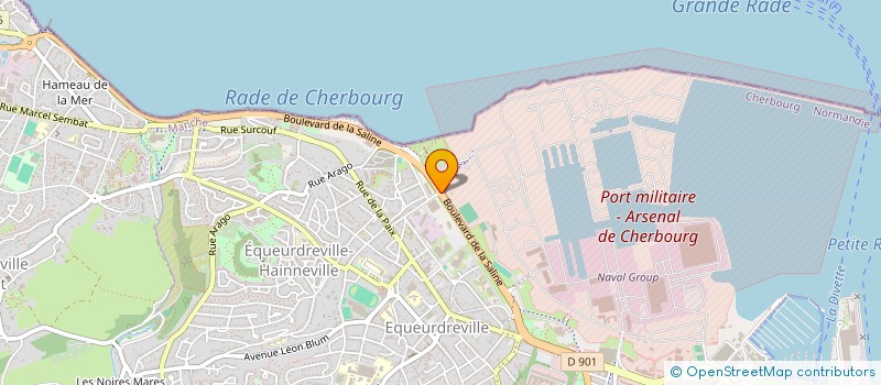 localisation de l'entreprise MONSIEUR DORIAN DAVID  CHERBOURG-EN-COTENTIN