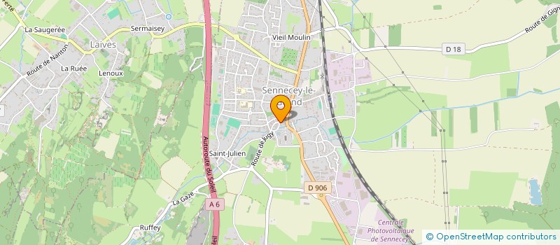 localisation de l'entreprise MONSIEUR DORIAN DE ALMEIDA  SENNECEY-LE-GRAND