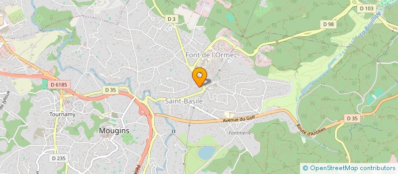 localisation de l'entreprise MONSIEUR DORIAN DELAUTRE à MOUGINS