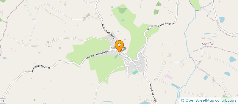 localisation de l'entreprise MONSIEUR DORIAN DELPECH  MONCLAR