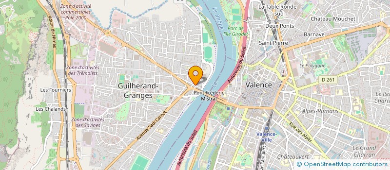 localisation de l'entreprise MONSIEUR DORIAN DEMONET  GUILHERAND-GRANGES