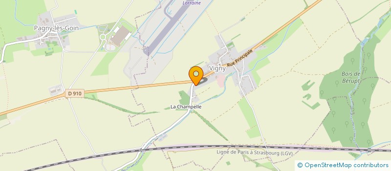 localisation de l'entreprise MONSIEUR DORIAN DITGEN  VIGNY