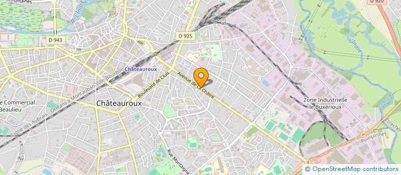 localisation de l'entreprise MONSIEUR DORIAN DOIREAU à CHATEAUROUX
