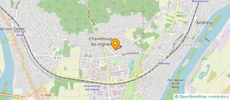 localisation de l'entreprise MONSIEUR DORIAN DOS SANTOS  CHANTELOUP-LES-VIGNES