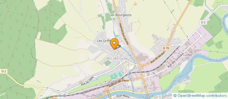 localisation de l'entreprise MONSIEUR DORIAN DOS SANTOS  ARC-LES-GRAY