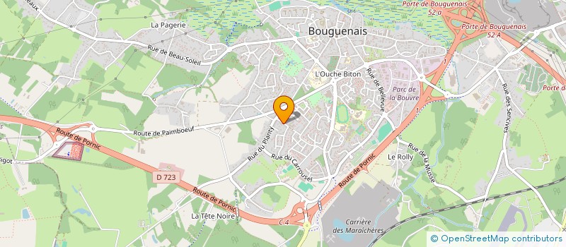 localisation de l'entreprise MONSIEUR DORIAN DOUAUD à BOUGUENAIS