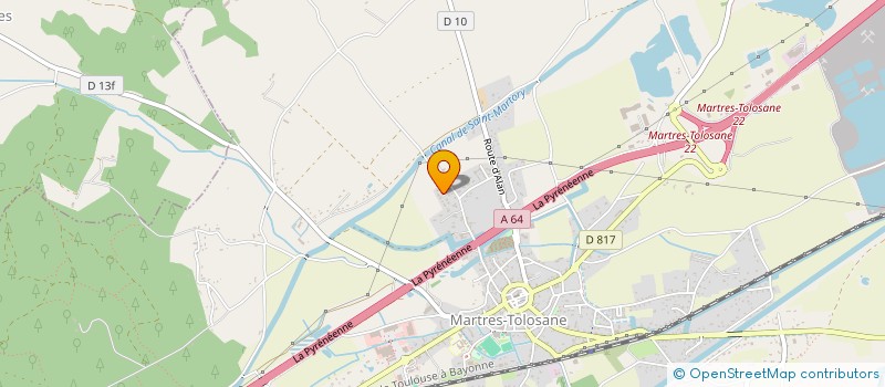 localisation de l'entreprise MONSIEUR DORIAN DUFFOURG  MARTRES-TOLOSANE