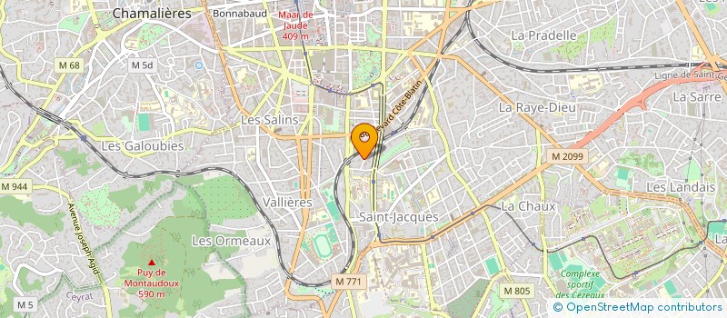 localisation de l'entreprise MONSIEUR DORIAN DUGRENIER  CLERMONT-FERRAND