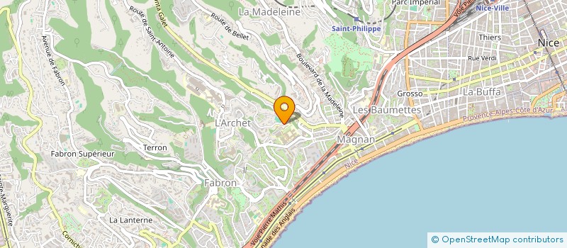 localisation de l'entreprise MONSIEUR DORIAN DYCHUS  NICE