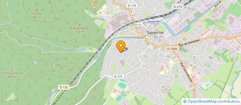 localisation de l'entreprise MONSIEUR DORIAN ERB  SAVERNE