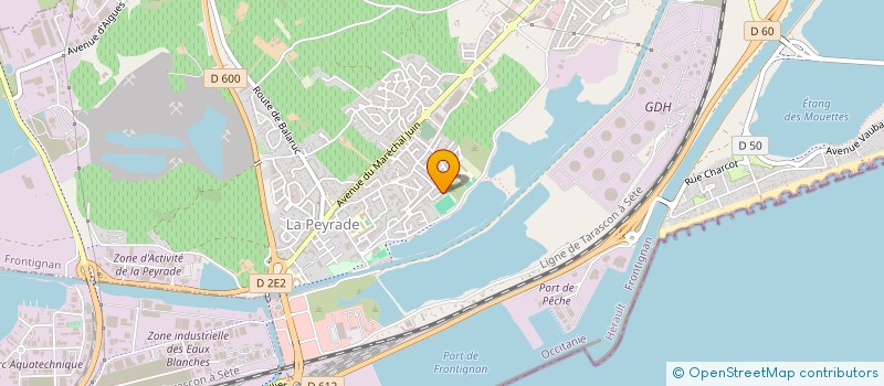 localisation de l'entreprise MONSIEUR DORIAN FABRI à FRONTIGNAN