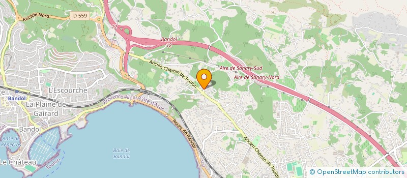 localisation de l'entreprise MONSIEUR DORIAN FAFUR  SANARY-SUR-MER